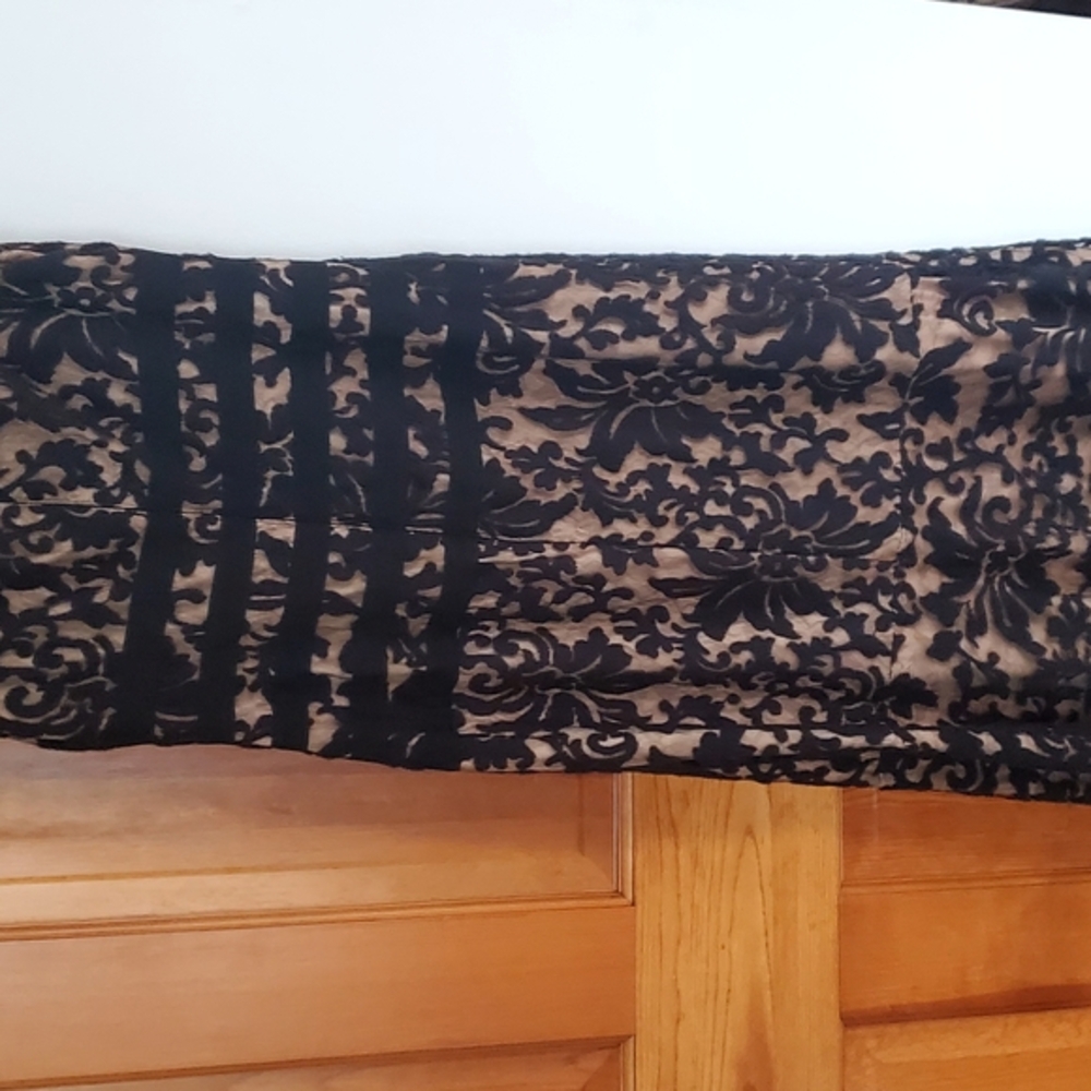 Tadashi Shoji black Lace evening gown. Worn once for a wedding